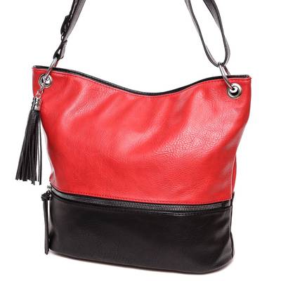 Hernan piros-fekete női táska