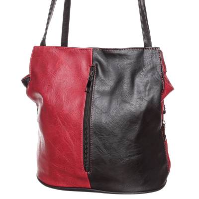 Hernan bordó-fekete női táska