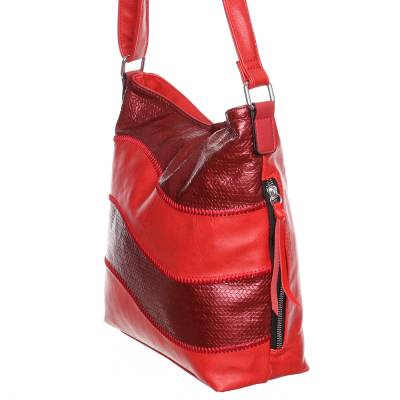 Lida piros női táska