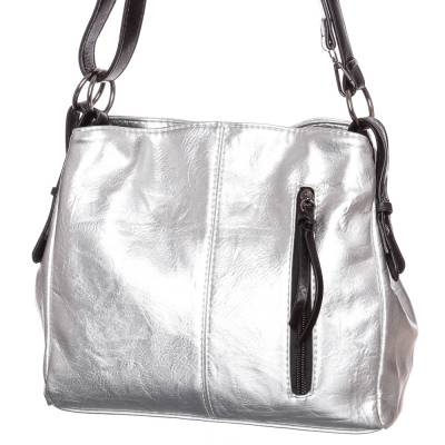Hernan ezüst-fekete női táska