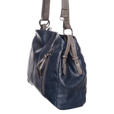 Hernan kék-szürke női táska